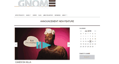 Desktop Screenshot of gnomemag.com