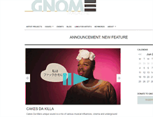 Tablet Screenshot of gnomemag.com